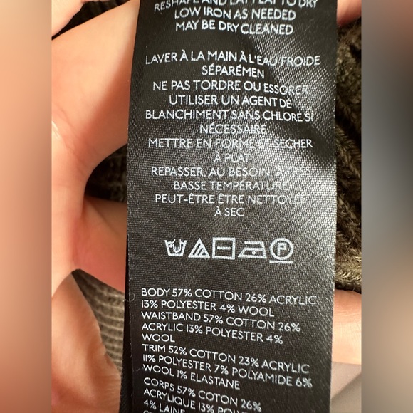 NWT Maeve Anthropologie size 1X Long-Sleeve Mock-Neck Tie-Waist Mini Dress green - Picture 5 of 7